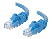 C2G Cat6 Booted Unshielded (UTP) Crossover Patch Cable - Câble inverseur - RJ-45 (M) pour RJ-45 (M) - 2 m - UTP - CAT 6 - moulé, sans crochet, bloqué - bleu 83525