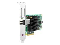 HPE 81E - Adaptateur de bus hôte - PCIe 2.0 x4 / PCIe x8 profil bas - 8Gb Fibre Channel - pour Modular Smart Array 1040, 2040; ProLiant DL360e Gen8, DL370 G6, DL385p Gen8, SL210t Gen8 AJ762B