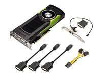 NVIDIA Quadro M6000 - Carte graphique - Quadro M6000 - 12 Go GDDR5 - PCIe 3.0 x16 - DVI, 4 x DisplayPort VCQM6000-PB