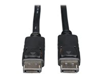 Tripp Lite 100ft DisplayPort Cable with Latches Video / Audio DP 4K x 2K M/M 100' - Câble DisplayPort - DisplayPort (M) pour DisplayPort (M) - 30.48 m - noir P580-100