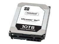 HGST Ultrastar He10 HUH721010ALE601 - Disque dur - chiffré - 10 To - interne - 3.5" - SATA 6Gb/s - 7200 tours/min - mémoire tampon : 256 Mo - Self-Encrypting Drive (SED) 0F27453