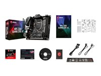 MSI MPG Z390I GAMING EDGE AC - Carte-mère - mini ITX - LGA1151 Socket - Z390 Chipset - USB 3.1 Gen 1, USB 3.1 Gen 2 - Bluetooth, Gigabit LAN, Wi-Fi - carte graphique embarquée (unité centrale requise) - audio HD (8 canaux) MPG Z390I GAMING EDGE AC