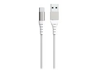 Force Power - Câble USB - USB (M) pour 24 pin USB-C (M) - 3 A - 1.2 m - blanc FPLIAC1M2W