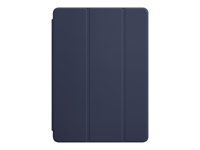 Apple Smart - Protection à rabat pour tablette - polyuréthane - bleu nuit - pour 9.7-inch iPad (5ème génération, 6ème génération); iPad Air; iPad Air 2 MQ4P2ZM/A
