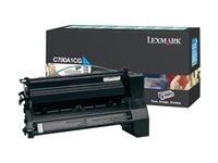 Lexmark - Cyan - original - cartouche de toner LCCP, LRP - pour Lexmark C780dn, C780dtn, C780n, C782dn, C782dtn, C782n, X782e C780A1CG