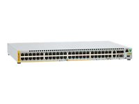 Allied Telesis AT x310-50FT - Commutateur - C3 - Géré - 48 x 10/100 + 2 x SFP Gigabit combiné - de bureau, Montable sur rack, fixation murale AT-X310-50FT-50