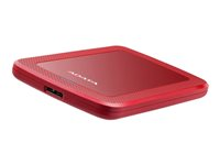 ADATA HV300 - Disque dur - 2 To - externe (portable) - USB 3.1 - AES 256 bits - rouge AHV300-2TU31-CRD