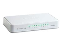 NETGEAR GS208 - Commutateur - non géré - 8 x 10/100/1000 - Ordinateur de bureau GS208-100PES