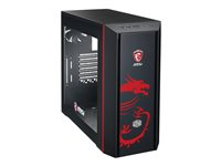 Cooler Master MasterBox 5 - MSI Edition - tour - ATX - pas d'alimentation (ATX) - noir, rouge - USB/Audio MCX-B5S2-KWNN-03-MI