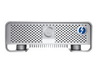 G-Technology G-DRIVE GDRETHU3EB100001BDB - Disque dur - 10 To - externe (de bureau) - USB 3.0 / Thunderbolt - 7200 tours/min - dissipateur de chaleur intégré - argent 0G05025