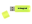 Integral Neon - Clé USB - 4 Go - USB 2.0 - jaune fluorescent