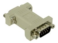 C2G - Adaptateur de modem nul - DB-9 (M) pour DB-9 (F) - Moulé - gris 81449