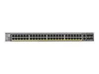 NETGEAR M4100-50G-PoE+ - Commutateur - C2+ - Géré - 50 x 10/100/1000 + 4 x SFP partagé - de bureau, Montable sur rack - PoE+ (380 W) GSM7248P-100NES