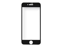 MCL Samar - Protection d'écran pour téléphone portable - verre - couleur de cadre noir - pour Apple iPhone 7, 8 ACC-FTIP1001