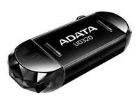ADATA DashDrive Durable UD320 - Clé USB - 16 Go - USB 2.0 - noir AUD320-16G-RBK