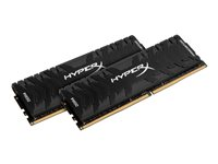 HyperX Predator - DDR4 - 16 Go: 2 x 8 Go - DIMM 288 broches - 4000 MHz / PC4-32000 - CL19 - 1.35 V - mémoire sans tampon - non ECC - noir HX440C19PB3K2/16