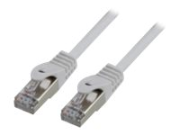 MCL - Câble réseau - RJ-45 (M) pour RJ-45 (M) - 10 m - S/FTP - CAT 6a - sans halogène, sans crochet - blanc IC5K99A06ASH10W