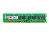 Transcend - DDR3 - module - 4 Go - DIMM 240 broches - 1333 MHz / PC3-10600 - CL9 - 1.5 V - mémoire sans tampon - ECC TS512MLK72V3N