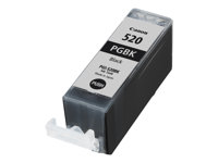 Canon PGI-520BK - 19 ml - noir - original - réservoir d'encre - pour PIXMA iP3600, iP4700, MP540, MP550, MP560, MP620, MP630, MP640, MP980, MP990, MX860, MX870 2932B001