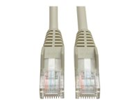 Tripp Lite 3ft Cat5e / Cat5 Snagless Molded Patch Cable RJ45 M/M Gray 3' - Cordon de raccordement - RJ-45 (M) pour RJ-45 (M) - 0.9 m - UTP - CAT 5e - moulé, sans crochet, bloqué - gris N001-003-GY