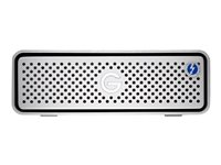 G-Technology G-DRIVE with Thunderbolt 3 - Disque dur - 6 To - externe (de bureau) - USB 3.1 Gen 1 / Thunderbolt 3 (USB-C connecteur) - 7200 tours/min 0G10488-1