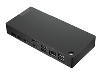 Lenovo - Station d'accueil - USB-C - HDMI, 2 x DP, USB-C - 1GbE - 90 Watt 40B50090EU