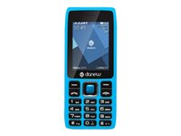 Danew Konnect 245 Bara - Téléphone de service - triple-SIM - RAM 32 Mo / Mémoire interne 32 Mo - microSD slot - 240 x 320 pixels - rear camera 0,08 MP - bleu KONNECT-245BARA-BLEU