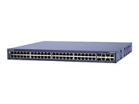 NETGEAR FSM7352PS 48 Port 10/100 L3 Managed Stackable Switch with 4 Gigabit Ports and PoE - Commutateur - C3 - Géré - 48 x 10/100 (PoE) + 4 x SFP Gigabit combiné - Montable sur rack - PoE FSM7352PSEU