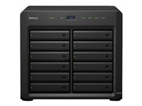 Synology Disk Station DS2415+ - Serveur NAS - 12 Baies - SATA 6Gb/s - RAID 0, 1, 5, 6, 10, JBOD, disque de réserve 5, 6 disques de secours, disque de réserve 10, disque de réserve 1 - RAM 2 Go - Gigabit Ethernet - iSCSI DS2415+