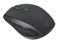 Logitech MX Anywhere 2S - Souris - laser - 7 boutons - sans fil - Bluetooth, 2.4 GHz - récepteur sans fil USB - graphite 910-005153