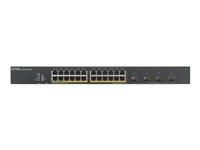 Zyxel XGS1930-28HP - Promo-Bundle - commutateur - intelligent - 24 x 10/100/1000 (PoE+) + 4 x 10 Gigabit SFP+ - Montable sur rack - PoE+ (375 W) - avec Zyxel NWA1123-AC PRO XGS1930-28HP-EU0103F