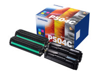 Samsung CLT-P504C - Pack de 4 - noir, jaune, cyan, magenta - original - cartouche de toner (SU400A) - pour Samsung CLP-415, CLX-4195; MultiXpress SL-C1453, C1454; Xpress SL-C1404, C1810, C1860 SU400A