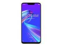 ASUS ZenFone Max M2 (ZB633KL) - 4G smartphone - double SIM - RAM 4 Go / Mémoire interne 32 Go - microSD slot - Écran LCD - 6.3" - 1520 x 720 pixels - 2x caméras arrière 13 MP, 2 MP - front camera 8 MP - argent météore 90AX01A4-M00860