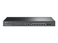 TP-Link JetStream TL-SG3210XHP-M2 - V1 - commutateur - Géré - 8 x 10/100/1000 + 2 x SFP+ - Montable sur rack - PoE+ (240 W) TL-SG3210XHP-M2