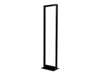 APC NetShelter 2 Post Open Frame Rack - Rack - noir - 45U - 19" - pour P/N: SCL500RMI1UNC, SMTL1000RMI2UC, SMTL750RMI2UC, SMX1500RM2UC, SMX1500RM2UCNC AR201