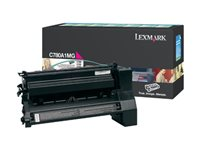 Lexmark - Magenta - original - cartouche de toner LCCP, LRP - pour Lexmark C780dn, C780dtn, C780n, C782dn, C782dtn, C782n, X782e C780A1MG