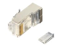 MCL Samar - Connecteur de réseau - RJ-45 (M) - blindé (pack de 50) RJ-45B6B-50