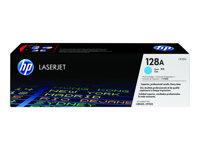 HP 128A - Cyan - original - LaserJet - cartouche de toner (CE321A) - pour Color LaserJet Pro CP1525n, CP1525nw; LaserJet Pro CM1415fn, CM1415fnw CE321A