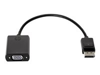 HP - Adaptateur VGA - DisplayPort (M) pour HD-15 (VGA) (F) - 20 cm - pour HP Z1 G9; Elite t655; Pro 260 G9, 400 G9, t550; ProOne 440 G9; Workstation Z4 G5, Z6 G5 AS615AT