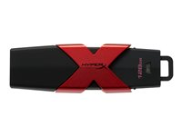 HyperX Savage - Clé USB - 128 Go - USB 3.1 - noir, rouge métallique HXS3/128GB