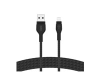 Belkin BOOST CHARGE - Câble Lightning - USB mâle pour Lightning mâle - 2 m - noir CAA010BT2MBK