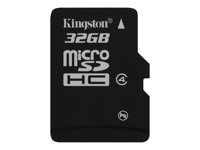 Kingston - Carte mémoire flash - 32 Go - Class 4 - micro SDHC SDC4/32GBSP