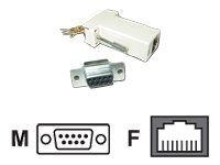 MCL - Adaptateur réseau - DB-9 (M) pour RJ-45 (F) CG-434