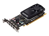 NVIDIA Quadro P1000 - Kit client - carte graphique - Quadro P1000 - 4 Go GDDR5 - PCIe 3.0 x16 - 4 x Mini DisplayPort - pour Precision Tower 3420 490-BDXO