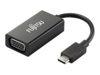 Fujitsu - Adaptateur vidéo externe - USB-C - VGA - noir - pour Celsius H7510, J5010, W5010; ESPRIMO D7010, D7011, D9010, D9011, G9010, P9910 S26391-F6058-L203