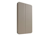 Case Logic SnapView 2.0 - Étui à rabat pour tablette - polycarbonate - brun, taupe - 7" - pour Samsung Galaxy Tab 4 (7 ") CSGE2175M