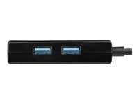 StarTech.com Adaptateur réseau USB 3.0 vers Gigabit Ethernet avec hub USB 3.0 à 2 ports (USB31000S2H) - Adaptateur réseau - USB 3.0 - Gigabit Ethernet x 1 - noir USB31000S2H