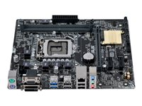 ASUS H110M-K - Carte-mère - micro ATX - Socket LGA1151 - H110 - USB 3.0 - Gigabit LAN - carte graphique embarquée (unité centrale requise) - audio HD (8 canaux) H110M-K