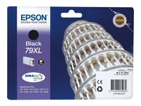 Epson 79XL - 41.8 ml - XL - noir - original - cartouche d'encre - pour WorkForce Pro WF-4630DWF, WF-4640DTWF, WF-5110DW, WF-5190DW, WF-5620DWF, WF-5690DWF C13T79014010