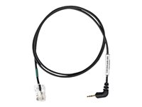 EPOS | SENNHEISER RJ45-2.5mm-audio cable - Câble audio - jack micro stéréo (M) pour RJ-45 (M) - 80 cm - connecteur incliné - pour IMPACT SDW 50XX; Sennheiser DW Office USB ML; DW Pro 2; SD Office, Office ML, Pro 1, Pro 2 506467